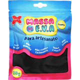 Massa De Eva Para Modelar Make+ Pacote 50g Cor Preta