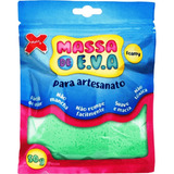 Massa De Eva Para Modelar Make+ Pacote 50g Cor Verde-claro