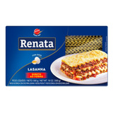 Massa De Sêmola Com Ovos Para Lasanha Renata Caixa 500g