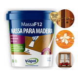 Massa F12 De Calafetar E Correção Madeira Viapol 400g Cores
