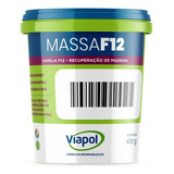 Massa F12 De Calafetar E Correção Madeira Viapol 400g Cores
