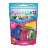 Massa Massinha Eva Colorida 10 Cores P/artesanato 50g
