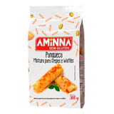 Massa Mistura Panqueca Crepes Waffles S/ Glúten Aminna 300g