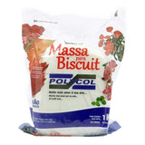 Massa P/ Biscuit Natural Polycol 2kg+1