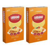Massa Para Lasanha Sem Glúten Urbano - Kit Com 2 Caixas