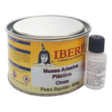 Massa Plastica Adesiva Cinza Com Catalizador - Ibere 400g