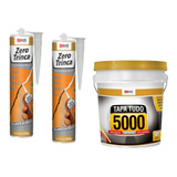 Massa Tapa Tudo 5000 Pote 90g + 2x Bisnaga Zero Trinca 420g