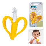 Massageador De Gengiva Bebê Buba Escova Bananinha Dentinhos 