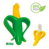Massageador De Gengiva Buba Em Silicone Cacto Milho Bananinh