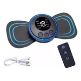 Massageador Estimulador Muscular Ems C/ Usb+controle Remoto