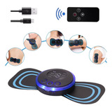 Massageador Estimulador Muscular Ems Usb + Controle Remoto 