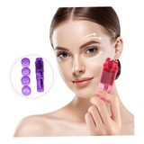 Massageador Facial Remoção De Olheira Rugas Bolsa Nos Olhos Cor Roxa