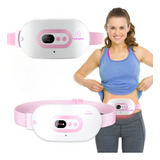 Massageador Infravermelho Cólicas Menstruais Vibra E Aquece Cor Rosa Com Branco