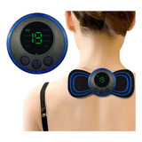 Massageador Portátil Recarregável Dor Pernas Pescoço Coluna Cor Preto 110v/220v