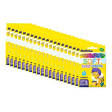 Massinha De Modelar Baby Colors 6 Cores - Kit 20 Caixas 90g Cor Sortida