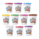 Massinha De Modelar-kit 10 Potes Potinho- 50g-cores Sortidas