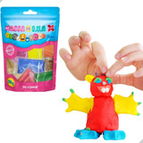 Massinha Modelar Massa De Eva 10 Cores Biscuit Massa 50g