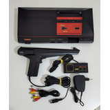Master System 2, Fonte E Cabo Alternativos, Controle E Pistola Light Phaser Originais.