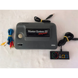 Master System 3 Compact Com Av Mod Alex Kidd Na Memória