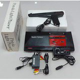 Master System Tectoy + Controle Original + Pistola + Hang On Na Memória