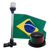 Mastro Luz Alcançado Com Luz De Navegação Bicolor Em Led