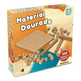 Material Dourado 111 Peças Em Madeira Pedagógico - Nig