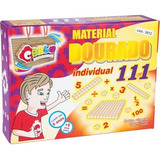 Material Dourado Brinquedo Educativo Individual 111