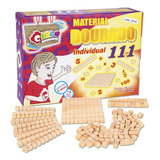 Material Dourado Individual 111pçs - Carlu Brinquedos