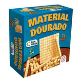 Material Dourado Madeira 74 Peças Jogo