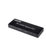 Matrix Hdmi 4x2 Switch Splitter 1080p