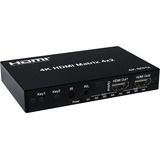 Matrix Switch Hdmi 4x2 Com Controle 2k, 4k, 3d E Full Hd Nf