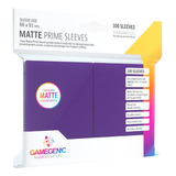 Matte Prime Sleeve Roxo - 100 Unidades - 64 X 89mm Gamegenic