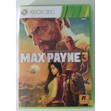 Max Payne 3 Original - Xbox 360 - Mídia Física