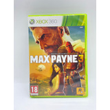 Max Payne 3 Xbox 360 Usado Original Mídia Fisica
