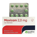 Maxicam Ourofino 2mg 10 Comprimidos Para