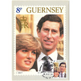 Máximo Postal Guernsey 1981 Casamento Real Charles E Diana