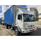 Mb 1718 Ano 2010 4x2 Com Baú Sider 6,70m