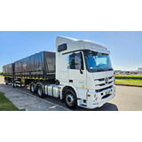 Mb Actros 2546 6x2 Ano 18 Aut + Bitrem Facchini Ano 18 7.5mt