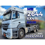 Mb Axor 2644 S 6x4 Ano 2022/2022 C/ Retarder