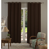 Mc Cortinas Blackout Blecaute Pvc Corta Luz 2,00 X 1,30 Cozinha Cor Marrom