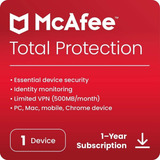 Mcafee Total Protection 2024 1 Device 1 Year