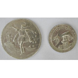 Medalha Aços Villares Iv Centenario Sp E Ficha Jogo Antiga