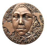 Medalha Bronze Imigração Italiana No Brasil