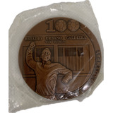 Medalha Centenário Do Santos Futebol Clube - Bronze - Pelé