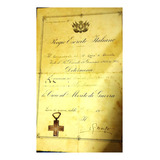 Medalha Cruz Do Mérito De Guerra Italiana - Cód.. 786
