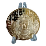 Medalha De 40mm Cleópatra Rainha Do