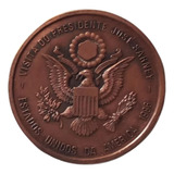 Medalha De Viajem Presidencial José Sarney Ao Eua 1986 Bronz