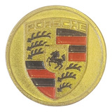 Medalha Porsche Para Botão Painel Fusca,