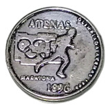 Medalha Portugal Olimpíadas Atenas 1896 Maratona