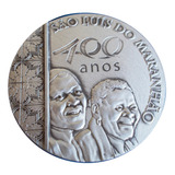 Medalha Prata 900 São Luiz Maranhão 400 Anos 2012 50mm